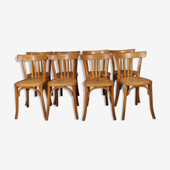 Lot de 8 chaises bistrot