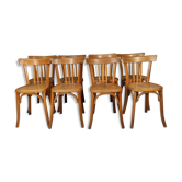 Set of 8 bistro chairs