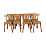 Set of 8 bistro chairs