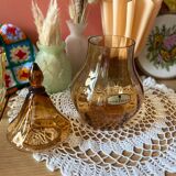 Pot en verre ambré