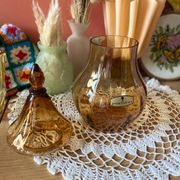 Amber glass jar