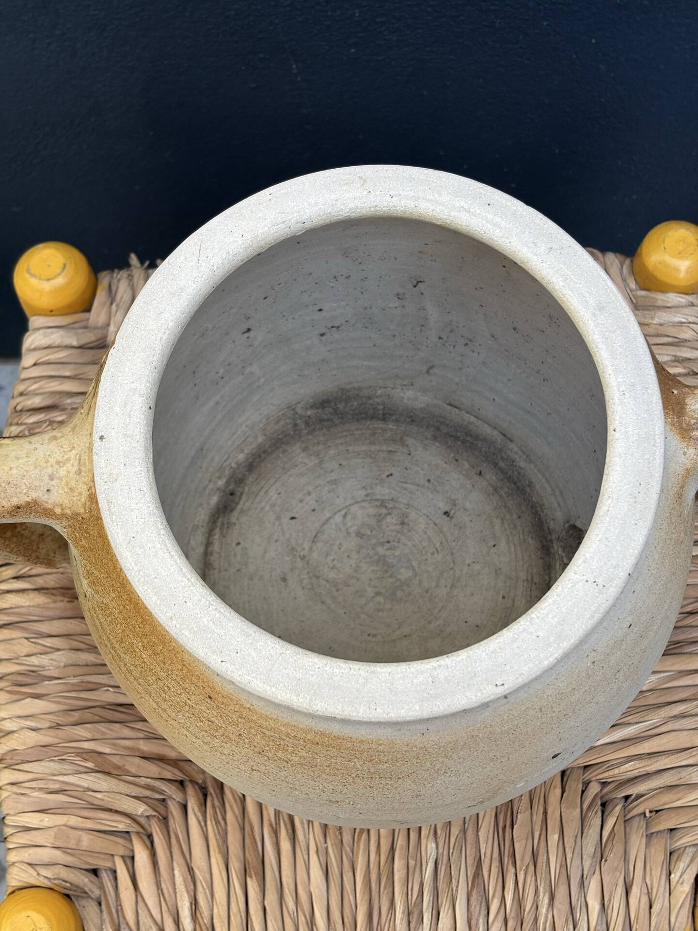 Old terracotta pot