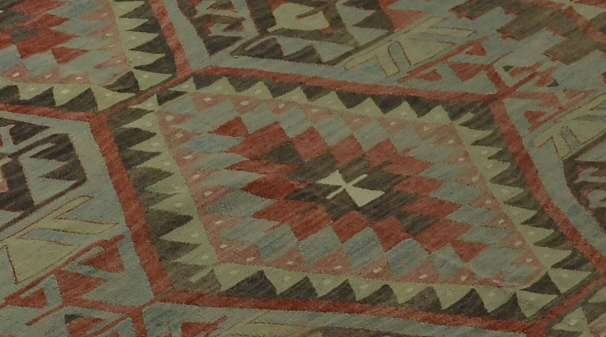 Anatolian handmade kilim rug 310 cm x 160 cm