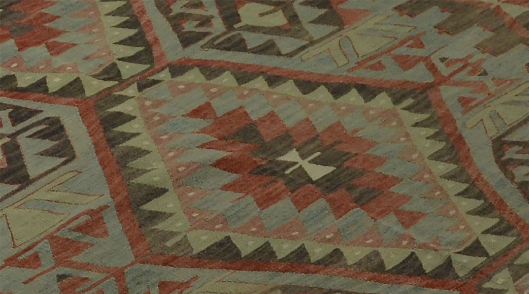 Anatolian handmade kilim rug 310 cm x 160 cm
