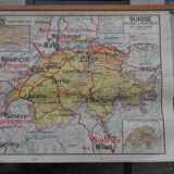 School map of Switzerland