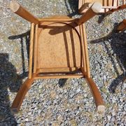 6 bistro chairs, light colour