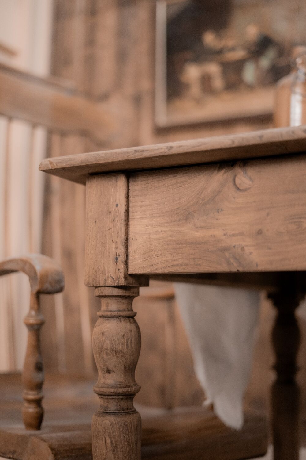 Renovated antique table