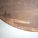 Miroir ovale cadre bois 74X58
