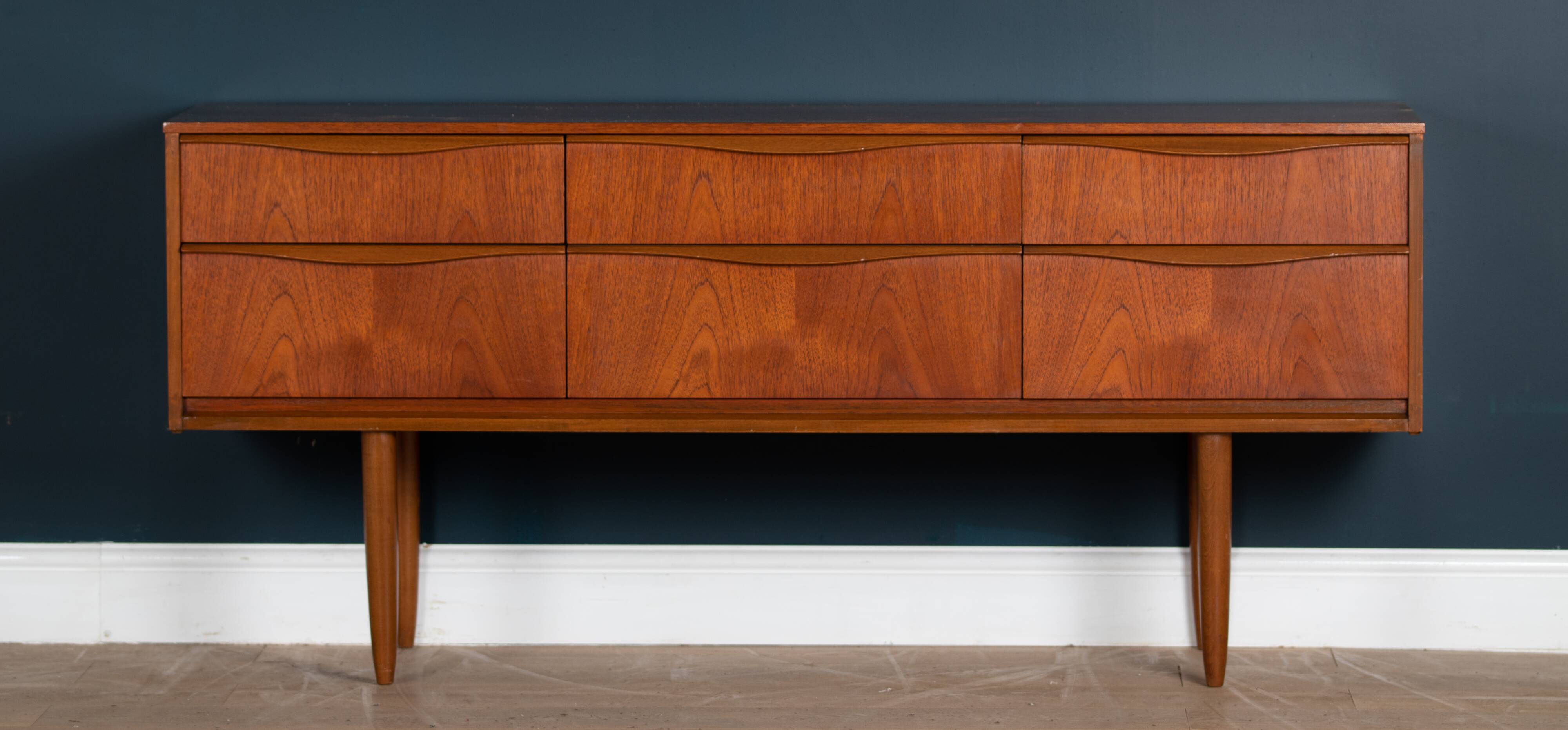Restored Teak 1960s Austinsuite Chest Of Drawers Sideboard