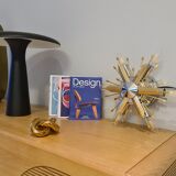 Ceiling lamp, wall lamp, chandelier sun, star, Italy vintage 1960