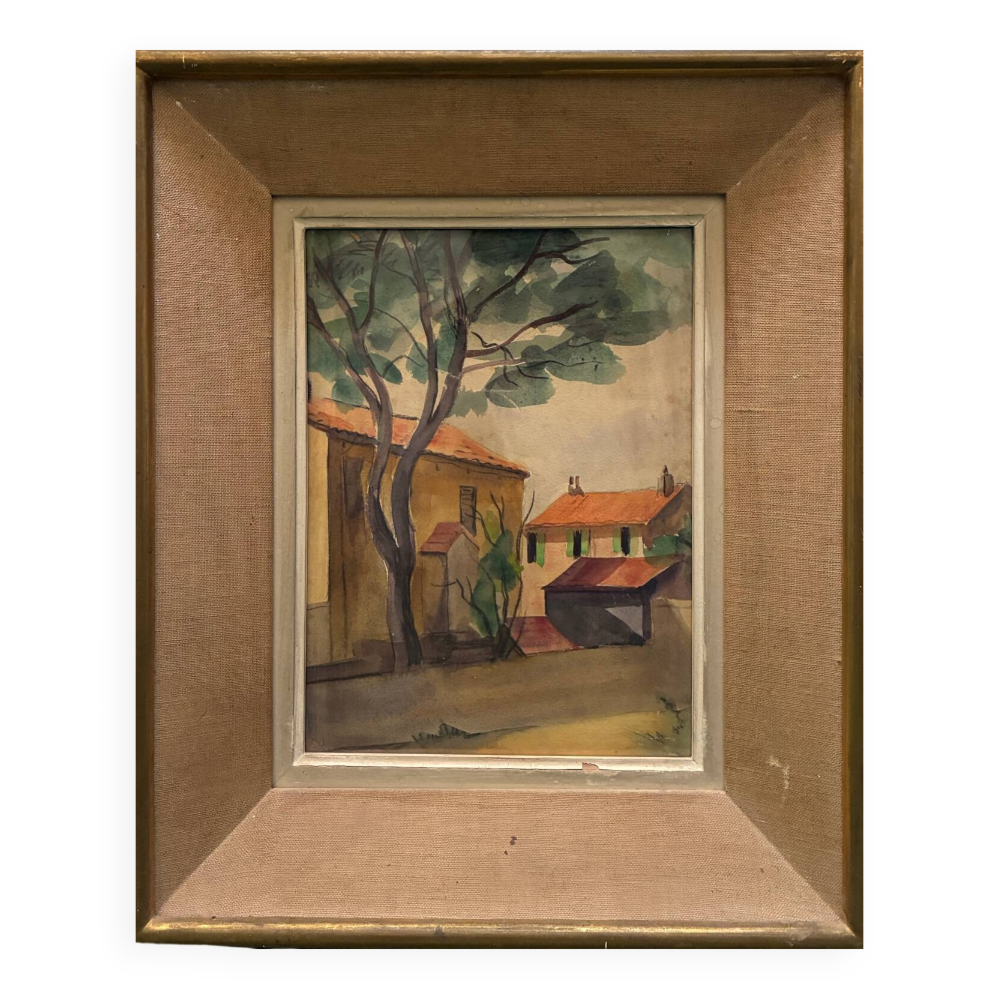 Village house landscape 20th century