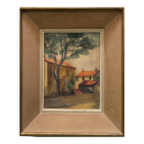 Village house landscape 20th century
