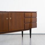 Vintage enfilade, dark walnut, restored, 220cm
