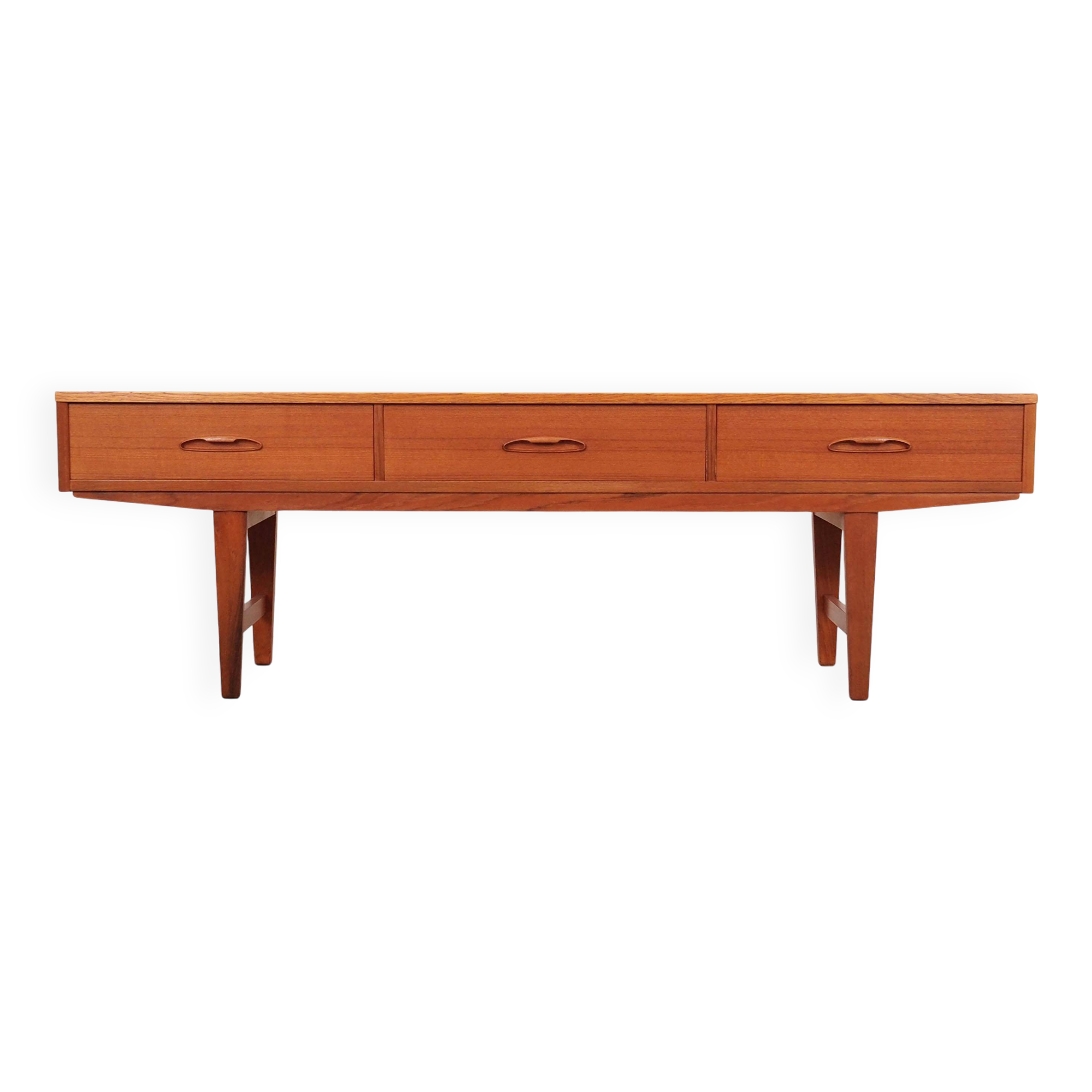 Teak lowboard, Danish design, 1960s, production: Denmark