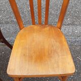 Set of 6 vintage mismatched bistro chairs
