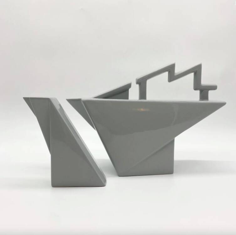 Teapot and milk jug, Pierre Casenove for Studio Salins, 1980s