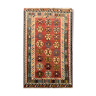 Handwoven persian rug, handwoven wool kilim area rug 123x206cm
