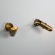 Pair of Adjustable Mid-Century Italian Brass Wall Sconces, 1970s