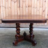 Oak table from 19th century .