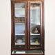 Display cabinet, dresser, antique wooden bookshelf.