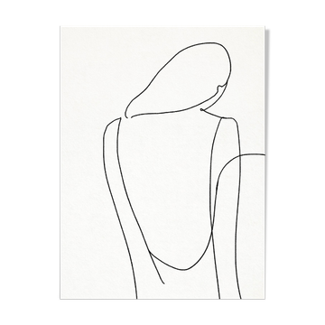 Tirage d’art giclée de figure féminine, 50x70cm