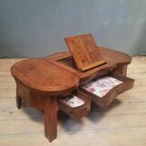 Louis XV style dressing table forming a delivery table