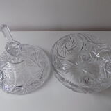Candy box with crystal lid