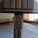 Renovated Art Deco dining table with extension.