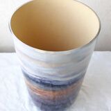 Signed glass vase