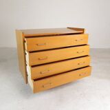 Vintage chest of drawers with 4 drawers, 1960s