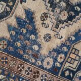 Handmade antique Caucasian Shirvan rug 126cm x 191cm, 1900s