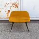Velvet stool, Italy, 1950s