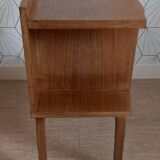 Art deco bedside table 1930 in walnut.