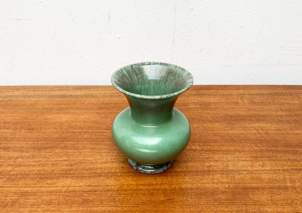 German Art Deco ceramic vase by Jasba, 1940s
