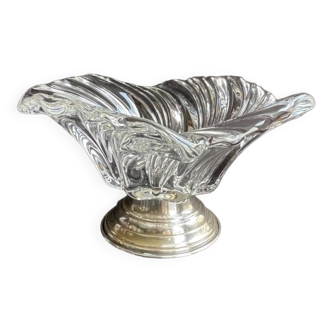 Coupe centre de table – cristal et argent 800