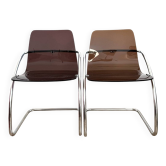 Pair of Yves Christin Blooming chairs