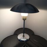 Mushroom lamp 70s glass and metal
