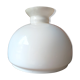 Globe lampshade opaline chandelier and lamp