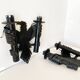Pair of Brutalist Wrought Iron Eagle Wall Sconces