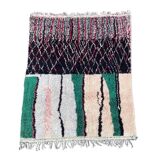 Modern Moroccan Carpet hand-woven wool, 200x285 cm