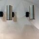 Staff Leuchten aluminium sconce from the 1970s
