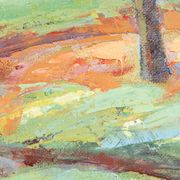 Woodland Walk, Oil on Plate, 124 x 95 cm