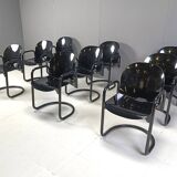 Tobia Scarpa Dialogo Dining Chairs, 1970s - Set of 9