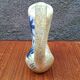 Earthenware vase signed by Jacqueline Gelb with a thistle decoration.