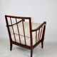 Art Deco Beige Boucle Armchair, 1960s