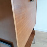 Writing desk wood and metal Jean Domps