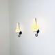 Model C1666 Quinquet Wall Lamps In Opal Glass By Raak Amsterdam, The Netherlands 1960S