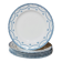 6 plates in English earthenware "Cheltenham" — F. Winkle & Co