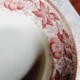 6 mismatched earthenware soup plates lot 8