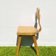 Chaise enfant Schilte. 60s Vintage